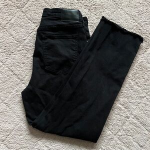 Jonathan Simkhai High‎ Waist Straight Leg Raw Hem Denim Jeans Women’s Size 31